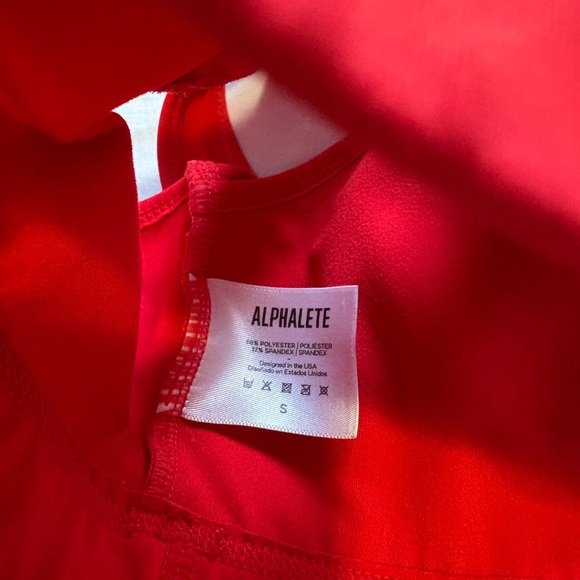 Alphalete Red Sports Bra - Picture 4 of 4